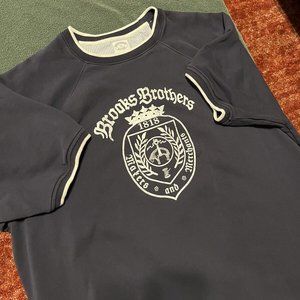 BROOKS BROTHERS SHORT SLEEVED SWEATSHIRT